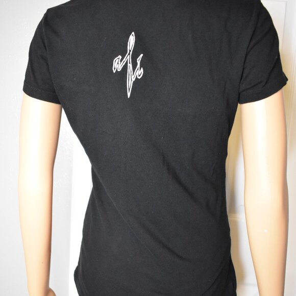 Vintage AFI Despair Faction T-shirt Owl Key Rose medium Davey Havok Blaqk Audio - Picture 4 of 5